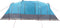 vidaXL - Tunneltent - 6-persoons - waterdicht - blauw