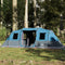 vidaXL - Tunneltent - 6-persoons - waterdicht - blauw