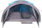 vidaXL - Tunneltent - 6-persoons - waterdicht - blauw