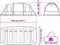 vidaXL - Tunneltent - 6-persoons - waterdicht - bruin