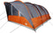 vidaXL - Tunneltent - 7-persoons - waterdicht - grijs - en - oranje