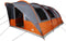 vidaXL - Tunneltent - 7-persoons - waterdicht - grijs - en - oranje