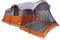 vidaXL - Tunneltent - 8-persoons - waterdicht - grijs - en - oranje
