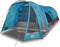 vidaXL - Tunneltent - voor - gezin - 8-persoons - waterdicht - blauw