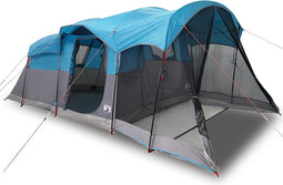 vidaXL - Tunneltent - voor - gezin - 8-persoons - waterdicht - blauw