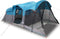 vidaXL - Tunneltent - voor - gezin - 8-persoons - waterdicht - blauw