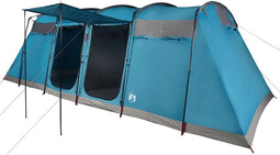 vidaXL - Tunneltent - voor - gezin - 8-persoons - waterdicht - blauw