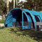 vidaXL - Tunneltent - voor - gezin - 8-persoons - waterdicht - blauw
