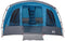 vidaXL - Tunneltent - voor - gezin - 8-persoons - waterdicht - blauw