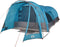 vidaXL - Tunneltent - voor - gezin - 8-persoons - waterdicht - blauw