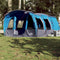 vidaXL - Tunneltent - voor - gezin - 8-persoons - waterdicht - blauw