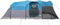 vidaXL - Tunneltent - voor - gezin - 8-persoons - waterdicht - blauw