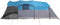 vidaXL - Tunneltent - voor - gezin - 8-persoons - waterdicht - blauw