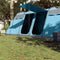 vidaXL - Tunneltent - voor - gezin - 8-persoons - waterdicht - blauw