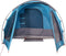 vidaXL - Tunneltent - voor - gezin - 8-persoons - waterdicht - blauw