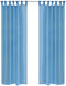 vidaXL - Turquoise - Vitrage - 140 - x - 245 - cm - 2 - stuks
