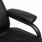 vidaXL Tv-fauteuil met voetenbankje kunstleer zwart