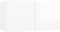 vidaXL - TV-hangkasten - 2 - st - 60x30x30 - cm - hoogglans - wit