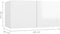 vidaXL - TV-hangkasten - 2 - st - 60x30x30 - cm - hoogglans - wit