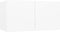 vidaXL - TV-hangkasten - 3 - st - 60x30x30 - cm - wit