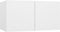 vidaXL - TV-hangkasten - 3 - st - 60x30x30 - cm - wit