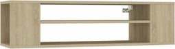 vidaXL - Tv-hangmeubel - 100x30x26,5 - cm - bewerkt - hout - sonoma - eikenkleurig