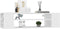 vidaXL - Tv-hangmeubel - 100x30x26,5 - cm - bewerkt - hout - wit