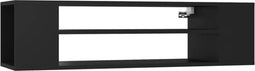 vidaXL - Tv-hangmeubel - 100x30x26,5 - cm - bewerkt - hout - zwart