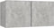 vidaXL - Tv-hangmeubel - 60x30x30 - cm - betongrijs