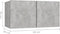 vidaXL - Tv-hangmeubel - 60x30x30 - cm - betongrijs