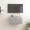 vidaXL - Tv-hangmeubel - 60x30x30 - cm - betongrijs