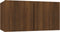vidaXL - Tv-hangmeubel - 60x30x30 - cm - bewerkt - hout - bruin - eikenkleur