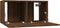 vidaXL - Tv-hangmeubel - 60x30x30 - cm - bewerkt - hout - bruin - eikenkleur
