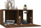 vidaXL - Tv-hangmeubel - 60x30x30 - cm - bewerkt - hout - bruin - eikenkleur