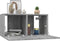 vidaXL - Tv-hangmeubel - 60x30x30 - cm - bewerkt - hout - grijs - sonoma - eikenkleur