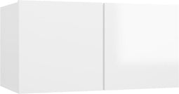 vidaXL - Tv-hangmeubel - 60x30x30 - cm - hoogglans - wit