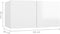 vidaXL - Tv-hangmeubel - 60x30x30 - cm - hoogglans - wit