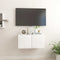 vidaXL - Tv-hangmeubel - 60x30x30 - cm - hoogglans - wit