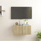 vidaXL - Tv-hangmeubel - 60x30x30 - cm - sonoma - eikenkleurig