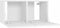 vidaXL - Tv-hangmeubel - 60x30x30 - cm - wit