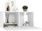 vidaXL - Tv-hangmeubel - 60x30x30 - cm - wit