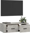 vidaXL - Tv-hangmeubel - 80x36x25 - cm - bewerkt - hout - betongrijs