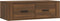 vidaXL - Tv-hangmeubel - 80x36x25 - cm - bewerkt - hout - bruin - eikenkleur