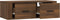 vidaXL - Tv-hangmeubel - 80x36x25 - cm - bewerkt - hout - bruin - eikenkleur