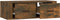 vidaXL - Tv-hangmeubel - 80x36x25 - cm - bewerkt - hout - gerookt - eikenkleurig