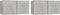 vidaXL - Tv-hangmeubelen - 2 - st - 60x30x30 - cm - betongrijs
