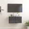 vidaXL - Tv-hangmeubelen - 2 - st - 60x30x30 - cm - betongrijs
