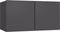 vidaXL - Tv-hangmeubelen - 2 - st - 60x30x30 - cm - betongrijs