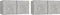 vidaXL - Tv-hangmeubelen - 2 - st - 60x30x30 - cm - betongrijs