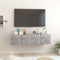 vidaXL - Tv-hangmeubelen - 2 - st - 60x30x30 - cm - betongrijs